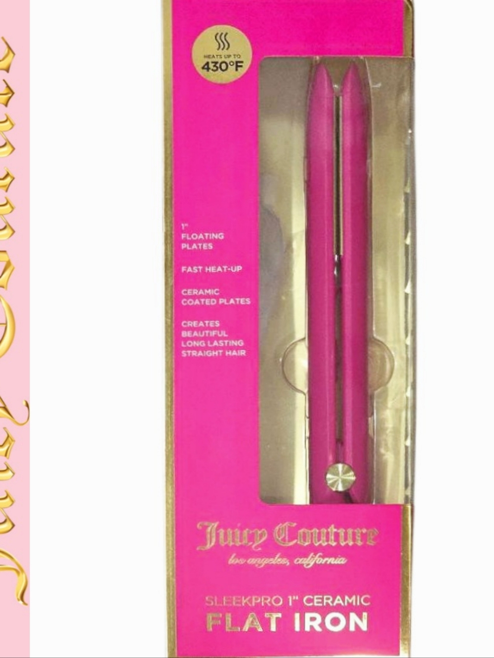 Juicy Couture SleekPro 1" Ceramic Flat Iron